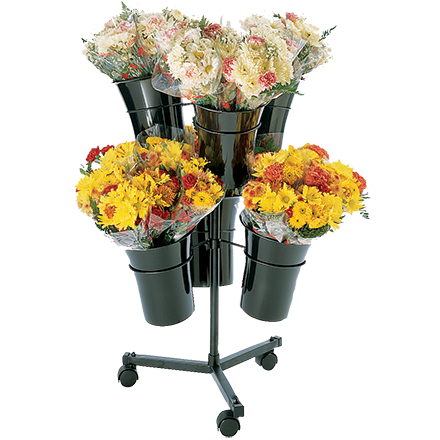 Mobile Circular 6 or 9 Vase Display