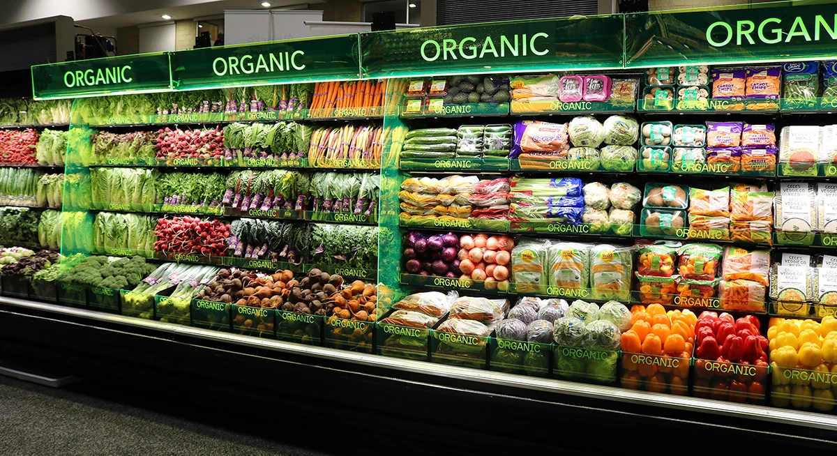 ORGANIC Overhead Signage Displays