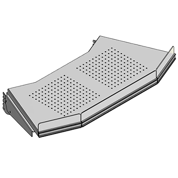 Carlson AirFlo — Merchandising Expertise Corner Shelf