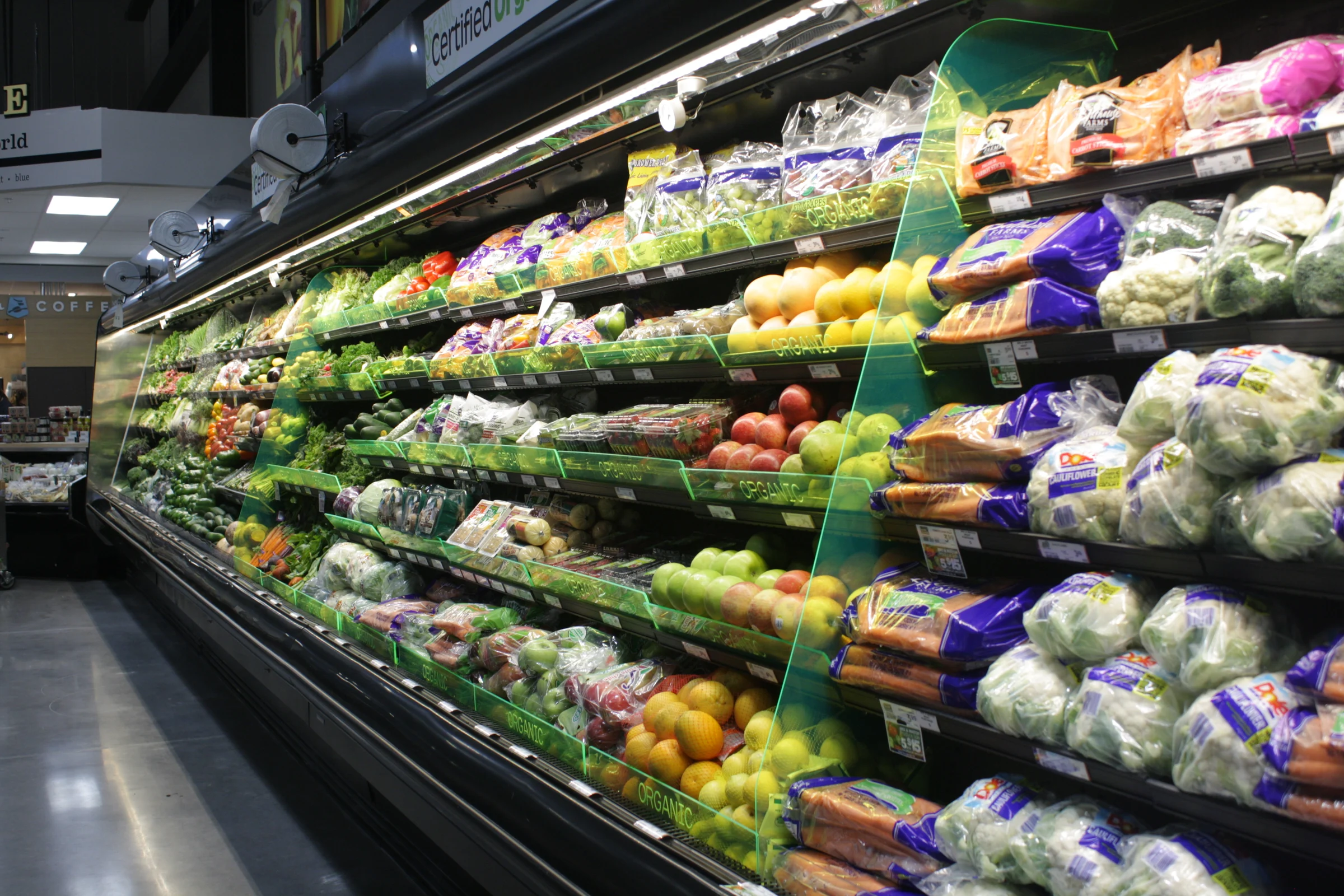 Carlson AirFlo — Merchandising Expertise Perforated Horizontal Divider for Vertical Merchandising Rack