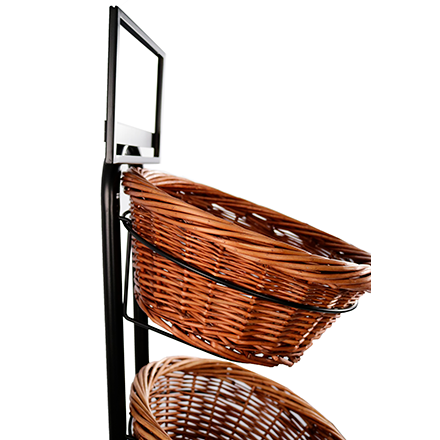 Synthetic Wicker Mobile Display