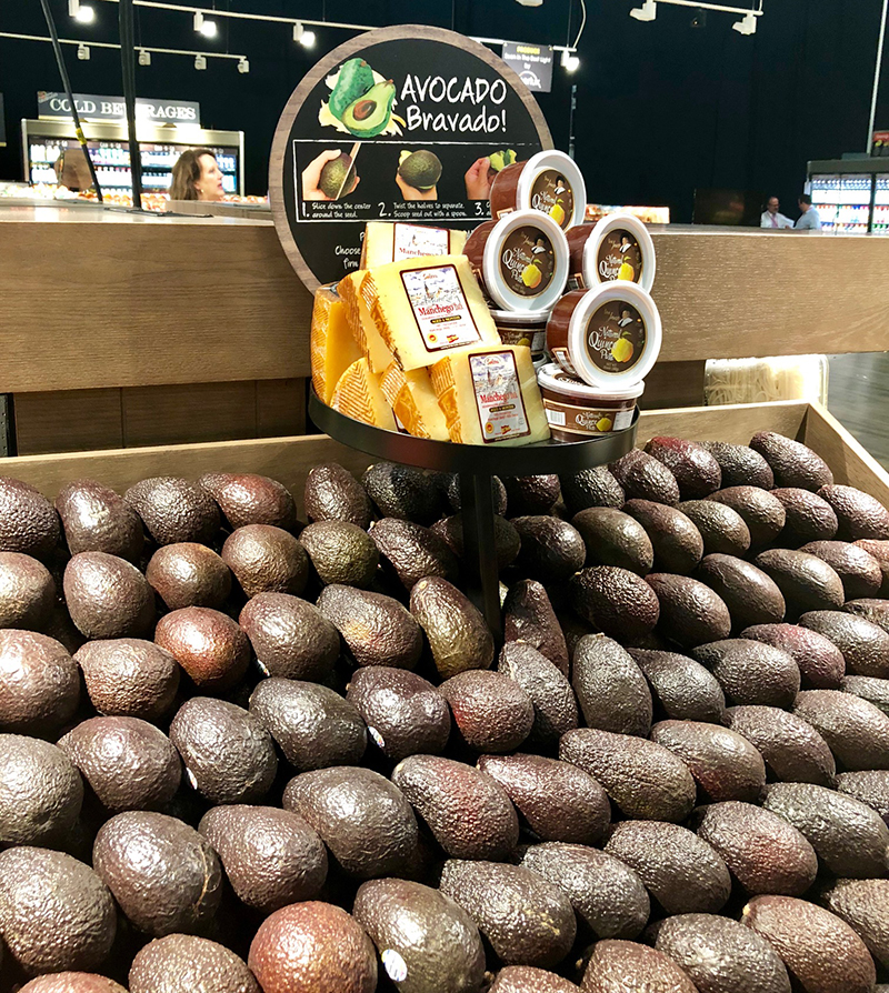 Cross-Merchandising avocado display
