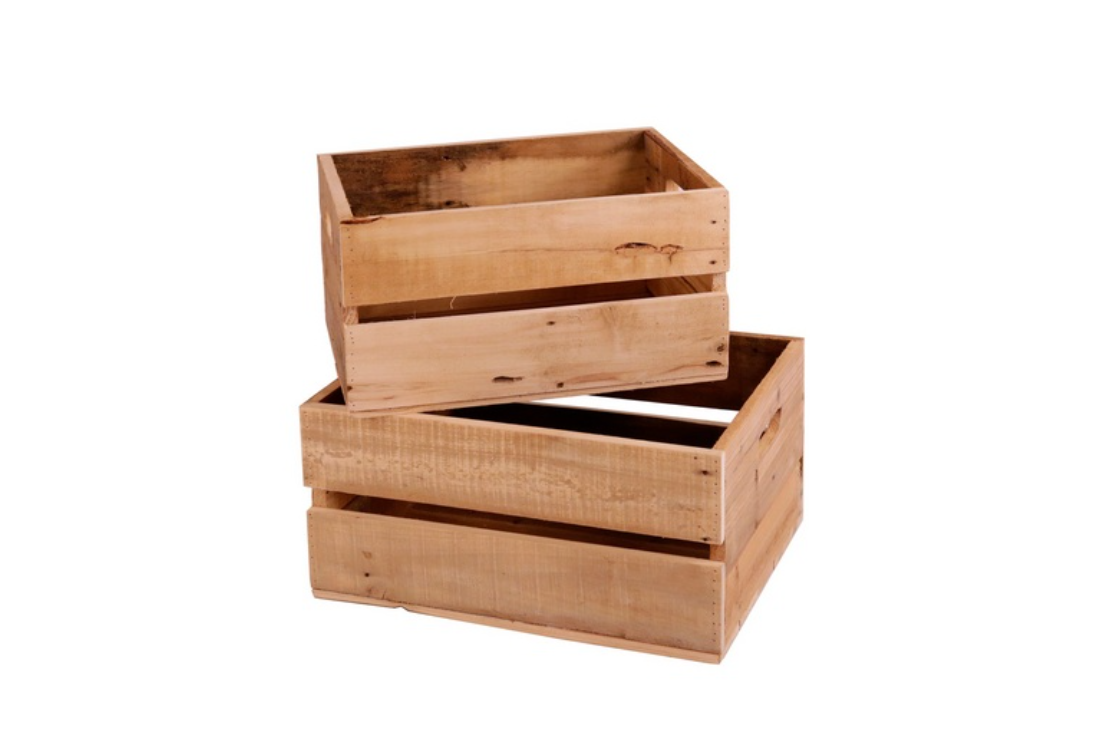 Wood Market Crate