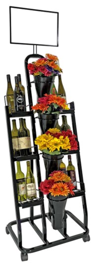 Wine and Floral Mobile Display